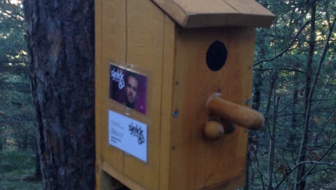 Unusual bird box in Oslo’s Ekeberg Forest