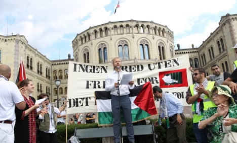 Pro-Palestinian protests across Norway