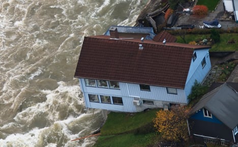 Severe flooding hits western Norway