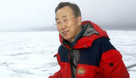 Ban Ki-Moon to visit Svalbard in climate move