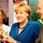 Nato head wowed by Merkel's wine stamina