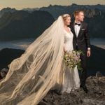 Norway couple takes wedding photos to epic new heights