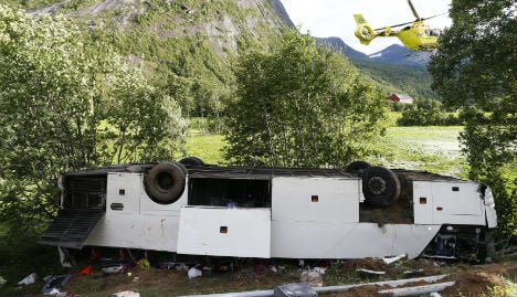 Tourist killed in Norway after bus careers off road