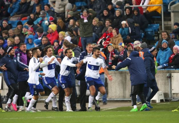 Watch Norwegian pundits lose their minds as San Marino score