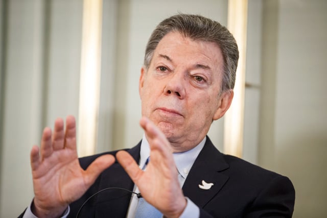 Nobel prize was ‘tremendous push’ in Colombia peace: Santos