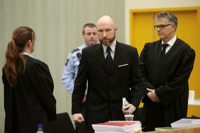 Rebuffed in Norway, Breivik takes case to European rights court